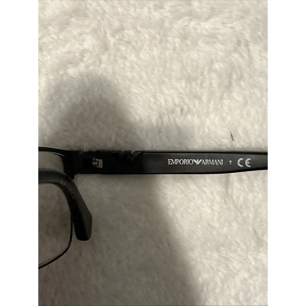Emporio Armani EA 1027 3001 Eyeglasses Frames Matte Black 55-18-140 Men's